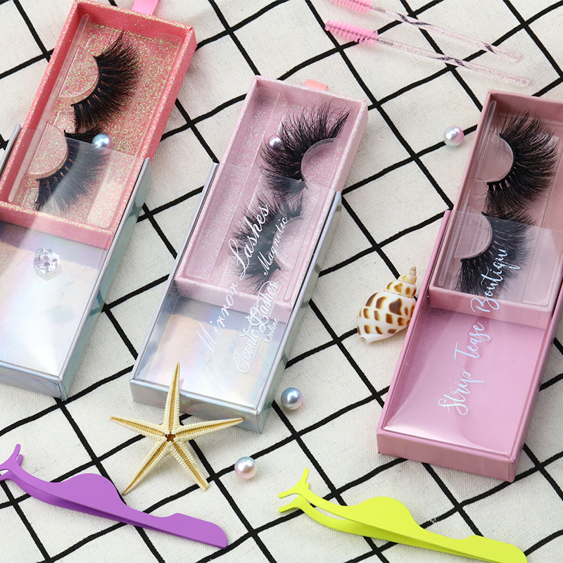 Wholesale New Arrival 25mm mink full strip lashes in USA ZX