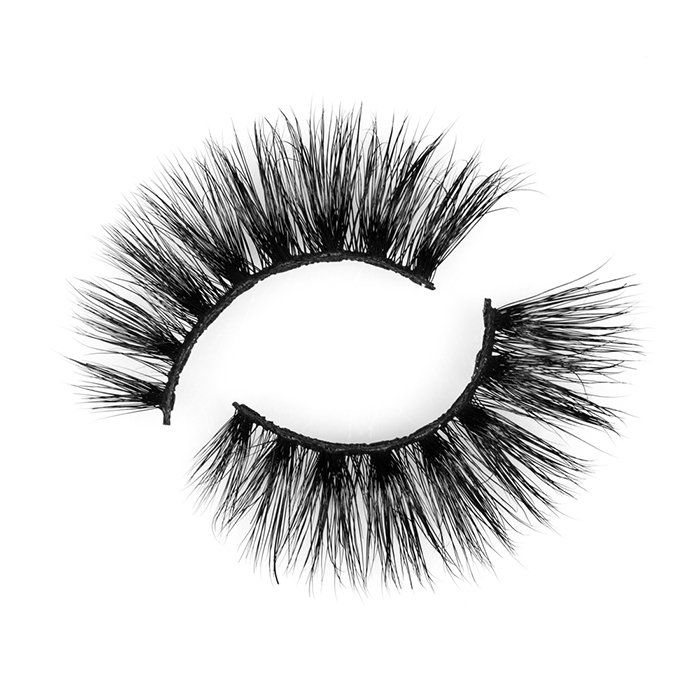 3D mink lashes custom packaging with private logo QC03