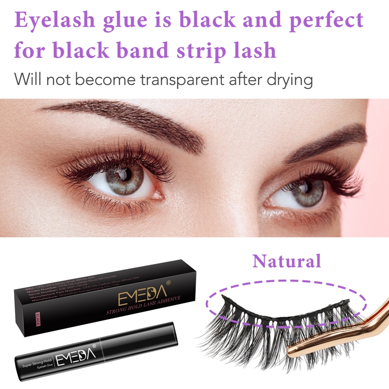 Private Label Best Quality Super Sticky Strip Eyelash Glue for Sensitive Eyes Wholesale HZ