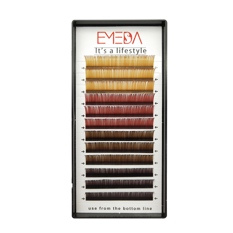 Inquiry for color eyelash extension supplies wholesale price private label lash extension vendors JN05