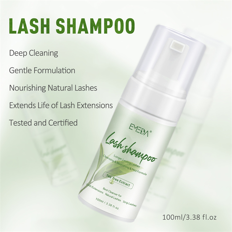 Wholesale Latest green tea eyelash shampoo