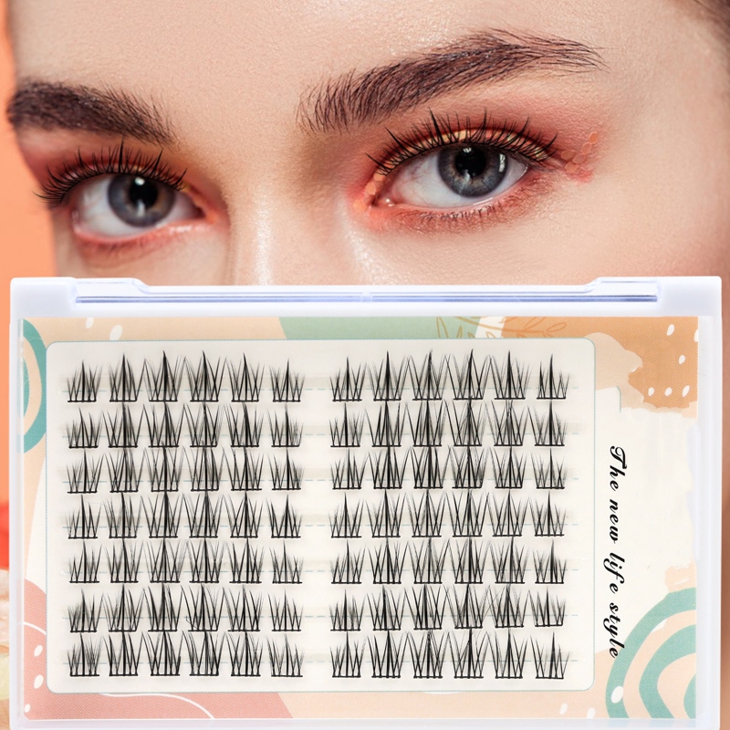 Individual Cluster Lashes Private Label OEM DIY Lash Extension Kit for Home Use HZ
