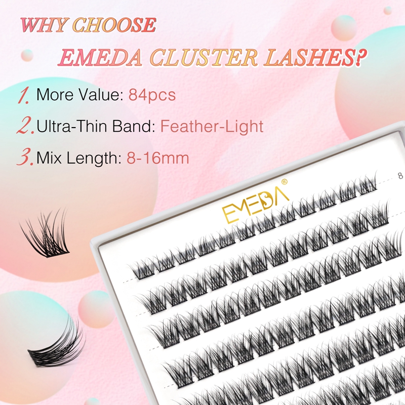 DIY Cluster Lashes Extensions New Style Custom Logo Lash Vendor HZ