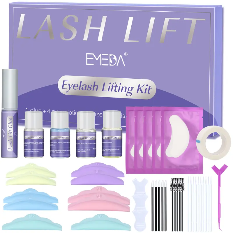 Lash Lift Kit Private Label Professional Curling Eyelash Perm kit Suitable for Salon & Home Use