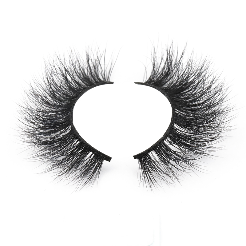 Wholesale Reusable Natural 6D Real Mink Lashes in 2021 6D13 ZX008