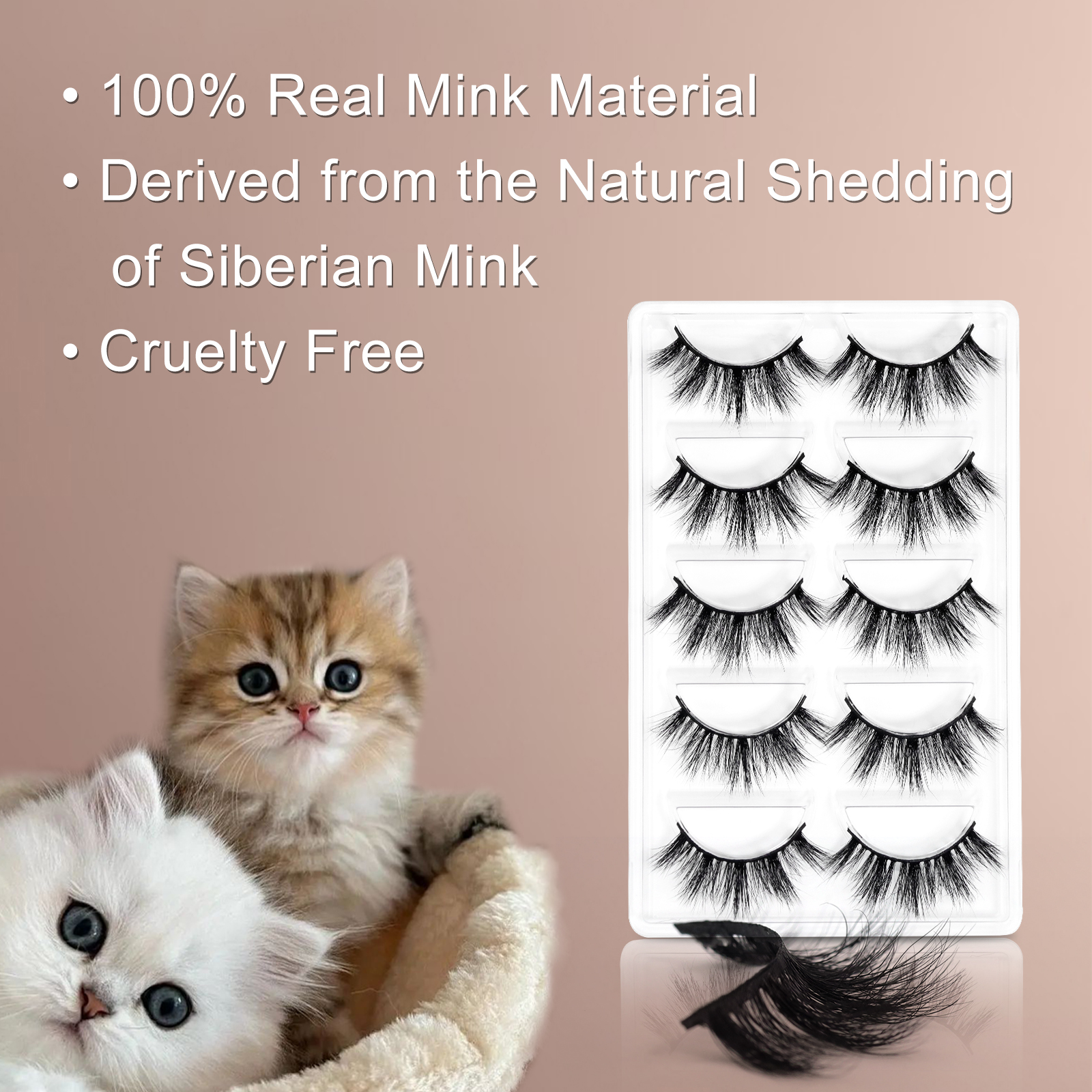 Free Sample Handmade Cruelty Free 100% Real Mink Eyelashes Wholesale US/ UK HZ