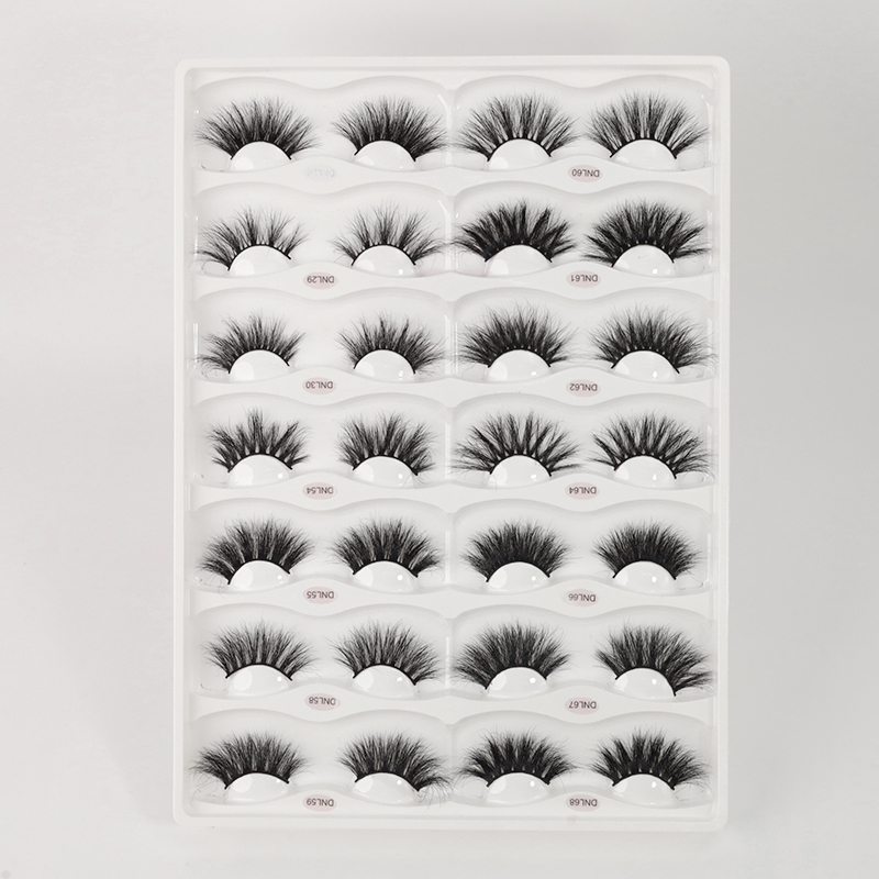 Mink Lashes 25mm 3d Dramatic Fluffy Custom Packaging Box Wholesale Lash Manufacturer
