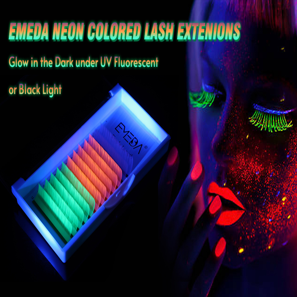 Neon Color Lash extensions-NEW TREND