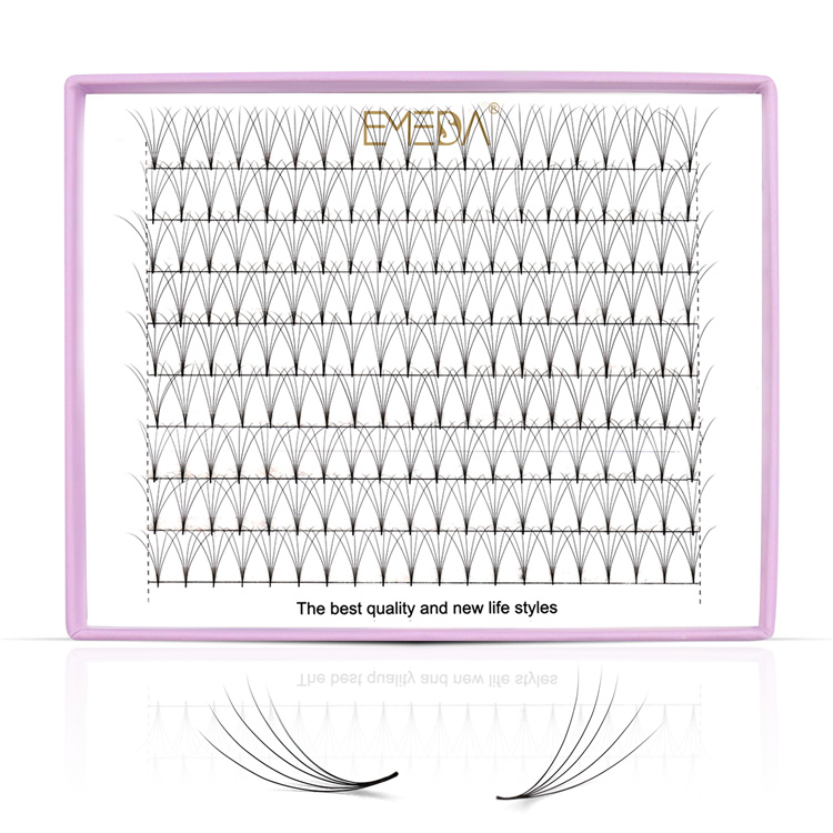 Private label OEM premade volume fans lashes   wk