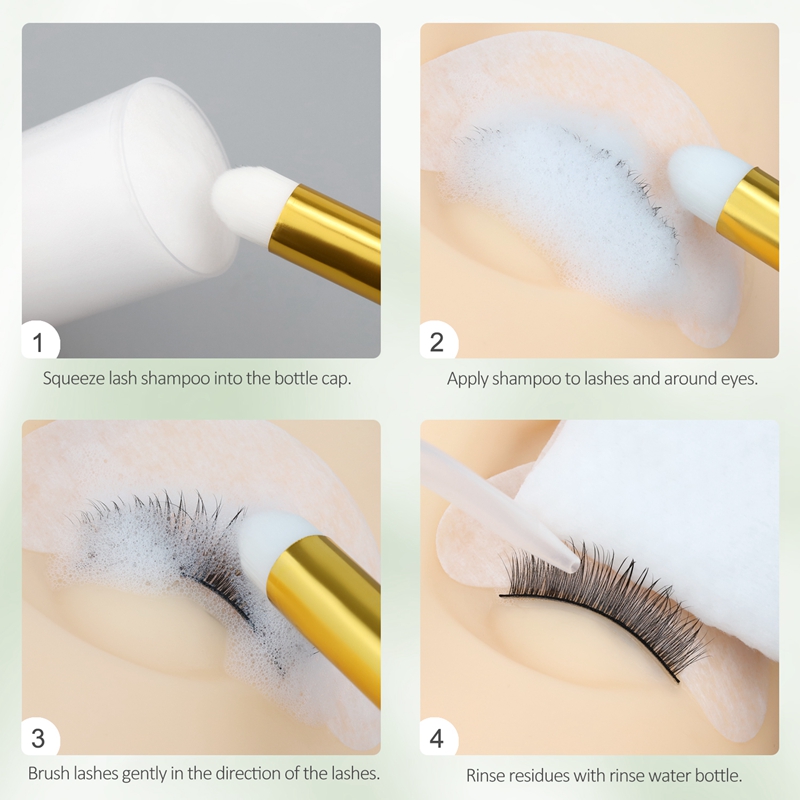Eyelash Extensions Best Cleanser 100ML Lash Shampoo Wholesale HZ